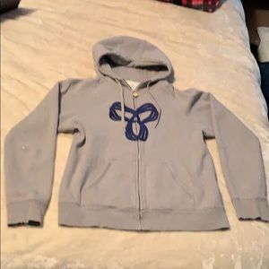 Grey TNA hoodie in XL